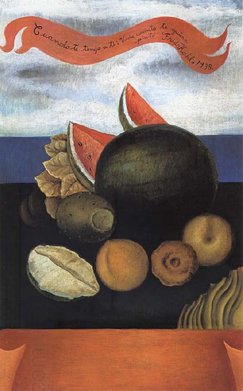 Frida Kahlo Still Life Life How i love you